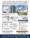 Surrey Central 1年新豪华高层 3房2卫 近天车站，SFU